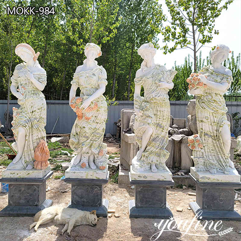  » Natural Marble Four Seasons Sculpture for Sale MOKK-984 Featured Image