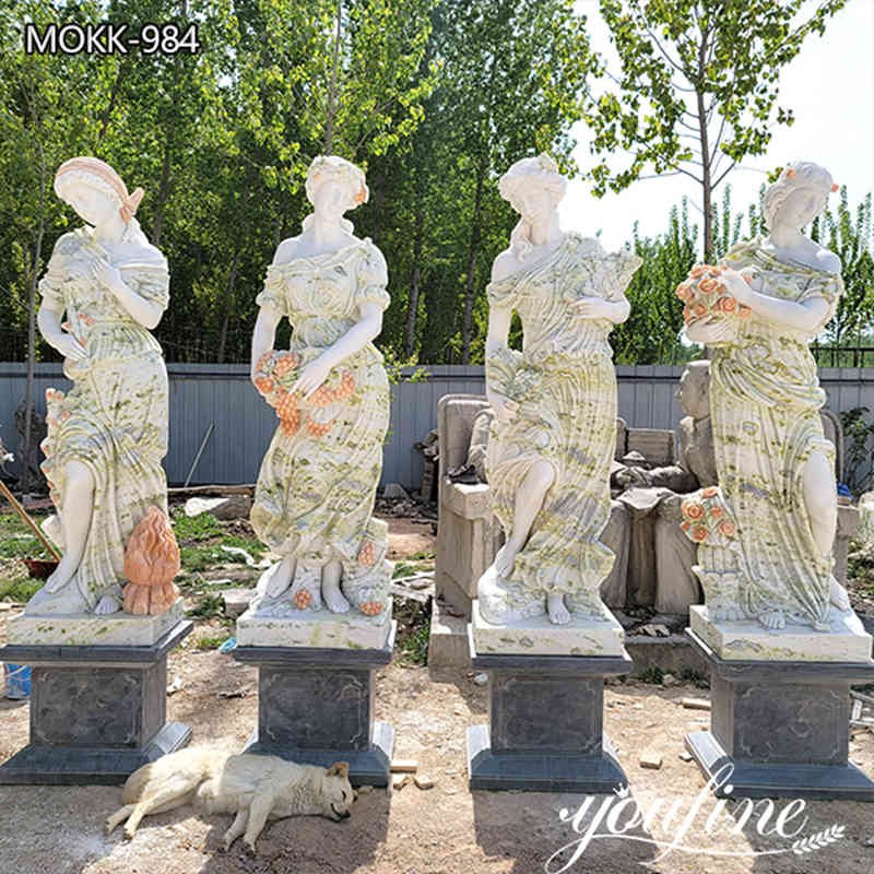 Natural Marble Four Seasons Sculpture for Sale MOKK-984