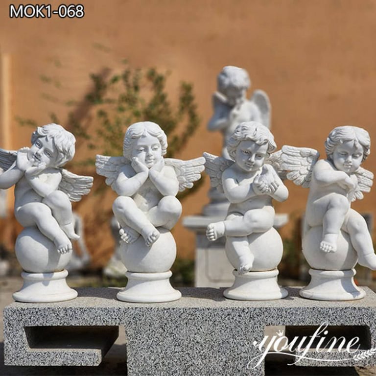 Natural Marble Garden Cherubs Angels for Sale MOK1-068