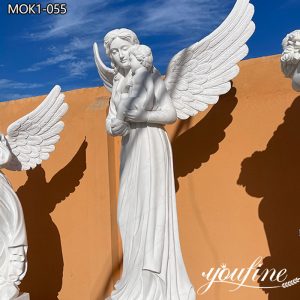  » Natural Marble Large Angel Statue for Garden MOK1-055