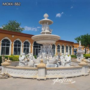 » Natural Marble Luxury Fountain with Vivid Statues for Sale MOKK-882