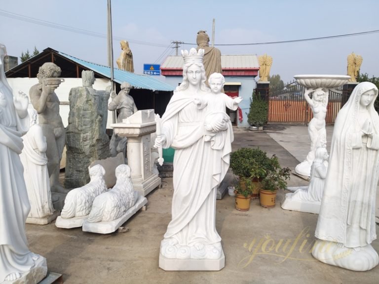Helping Statue Marble Our Lady of Perpetual Help Statue 67