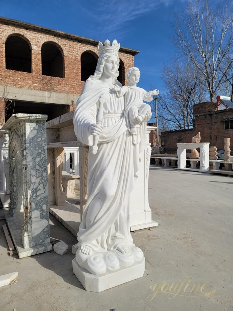 Helping Statue Marble Our Lady of Perpetual Help Statue 67