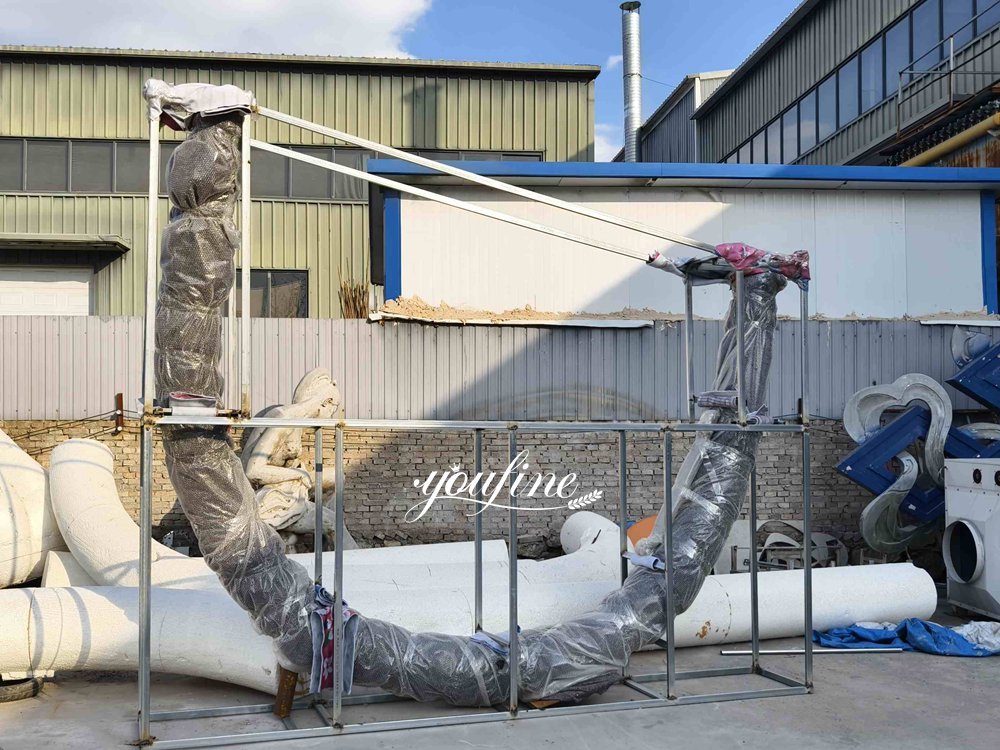 New Zealand 33-foot weathering steel sculpture packaging (2)