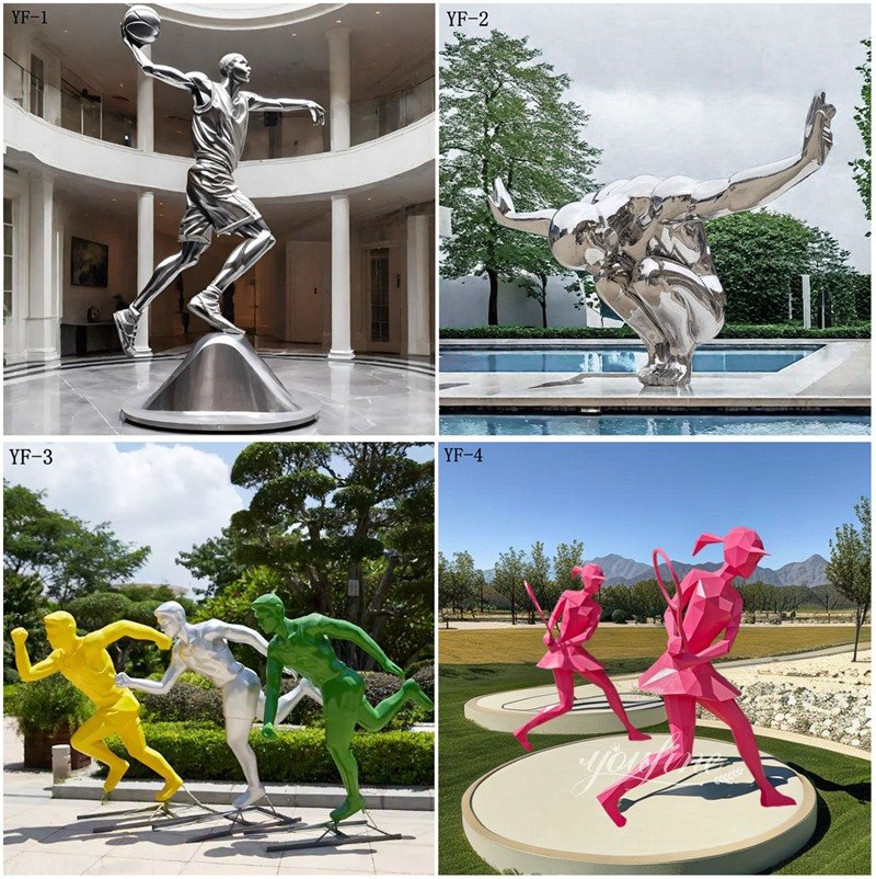 Other Stainless Steel Sports Statues