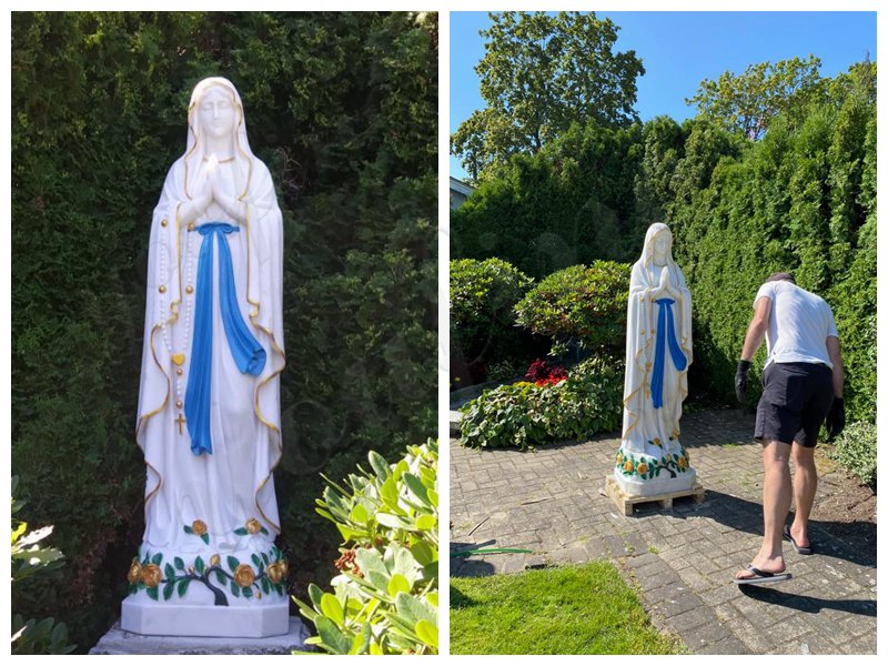Our Lady of Lourdes outdoor statue Feedback from Canadian Garden