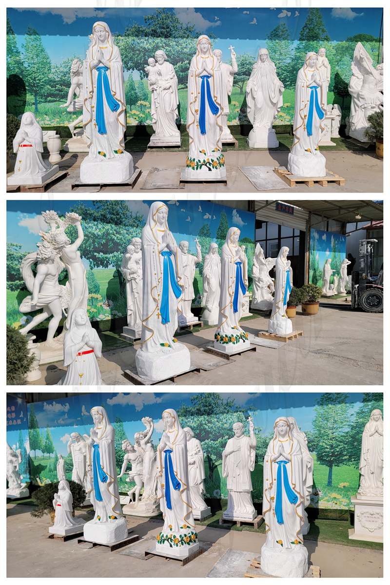Our Lady of Lourdes outdoor statue in YouFine Factory