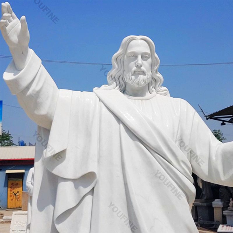 Outdoor Catholic Jesus Christ Marble Statue Garden Decor for Sale CHS-608 