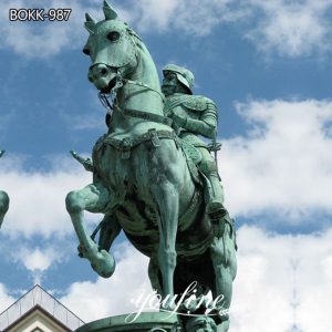 » Outdoor Life Size Bronze Equestrian Sculpture Decor for Sale BOKK-987