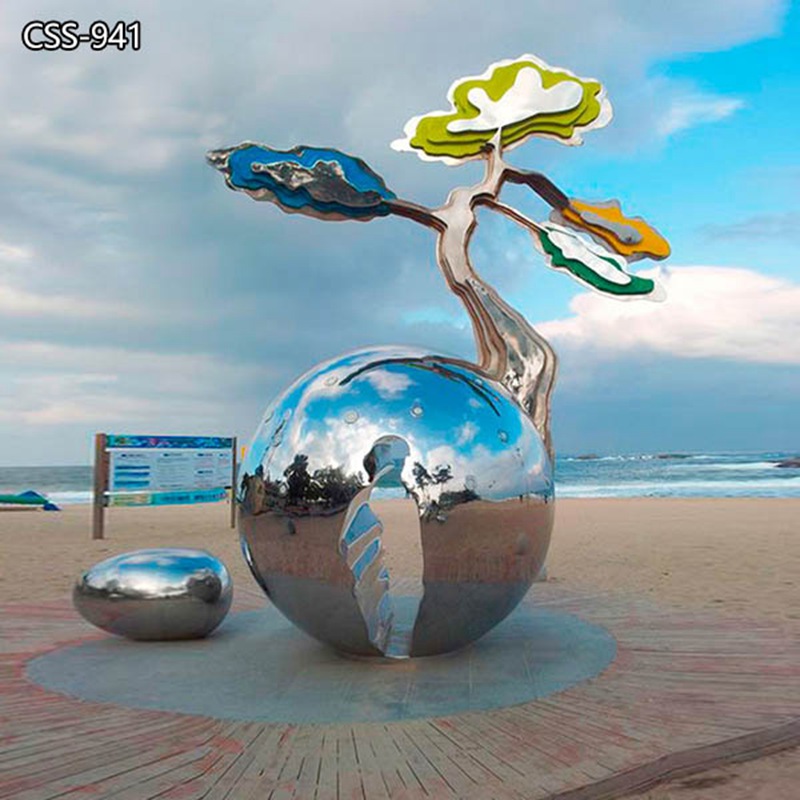  » Outdoor Metal Pine Tree Sculpture for Sea Side CSS-941 Featured Image