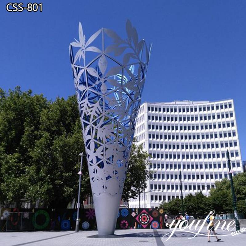Outdoor Stainless Steel Large Modern Sculpture for Sale CSS-801