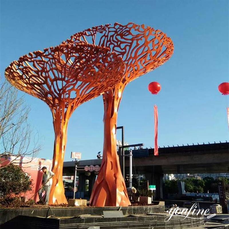 Outdoor Tree Sculpture - YouFine Sculpture (2)