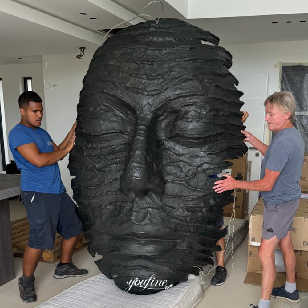 Portugal bronze face sculpture feedback