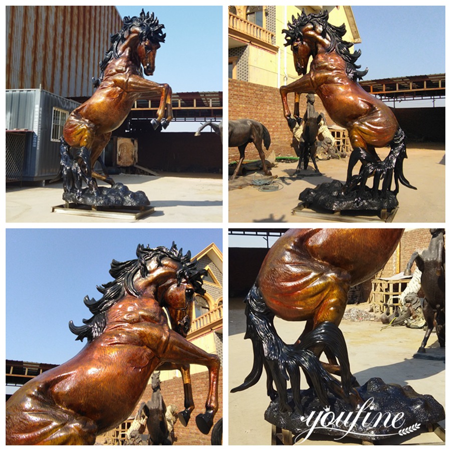 Premium and Reliable Bronze Horse Details from YouFine Manufacturer