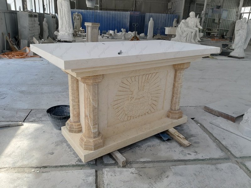 Religious Marble Church Table Church Altar