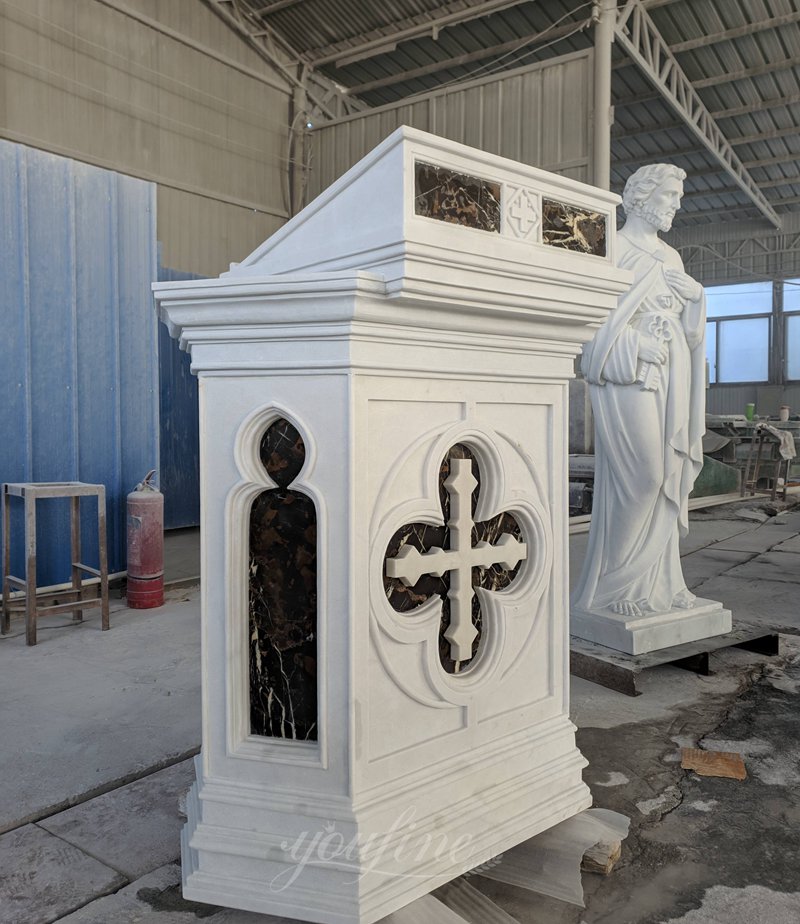 Religious marble pulpit church decor designs (1)