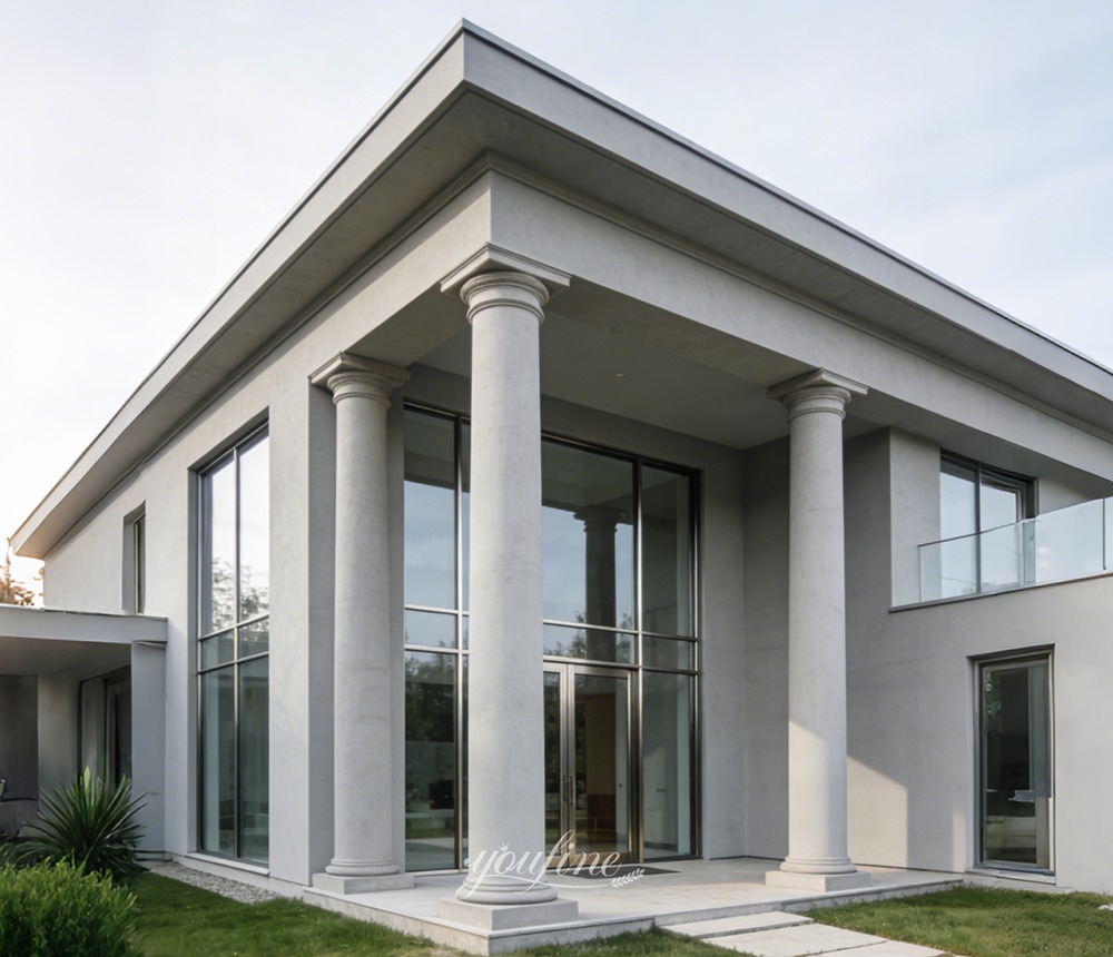 Roman Columns Suitable for Modern Minimalist Villas