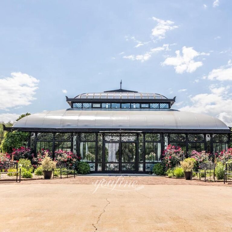 Large Romantic Wedding Venue Iron Glass Conservatory
