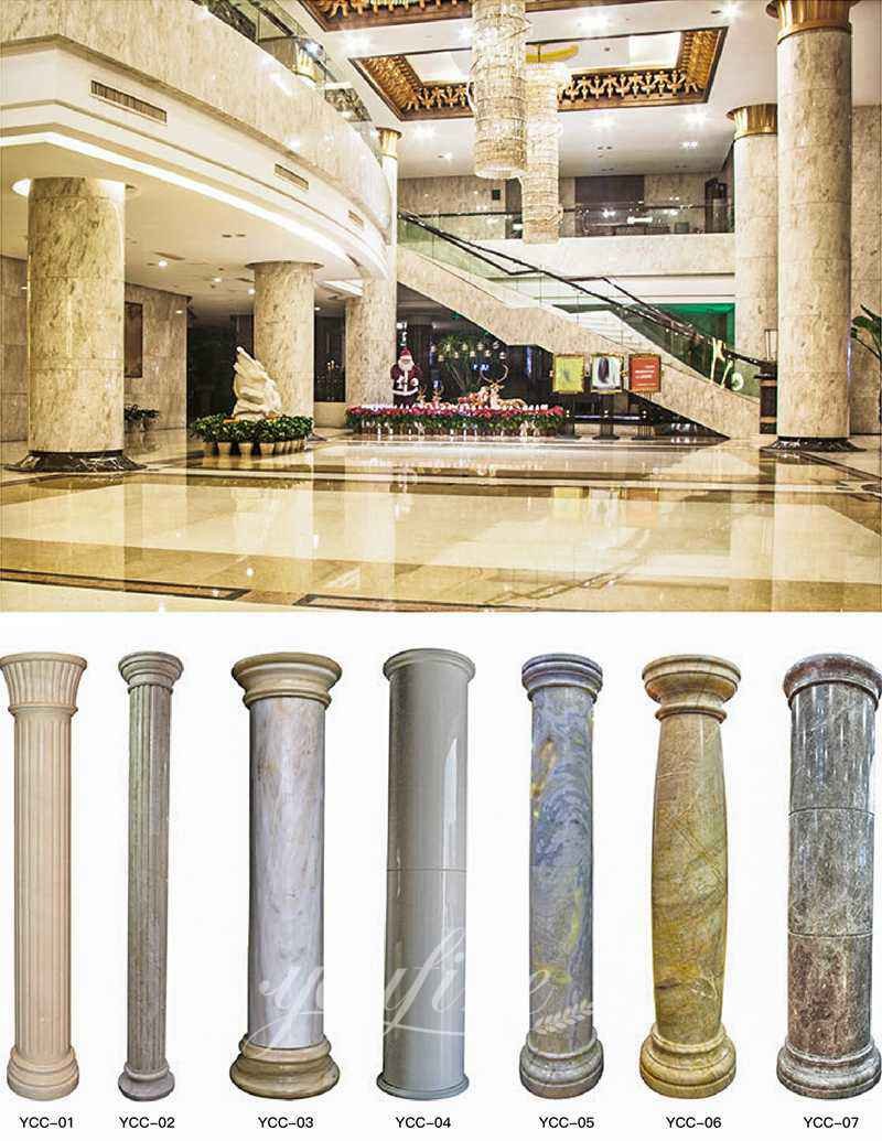 Round Marble Column - YouFine Sculpture (2)