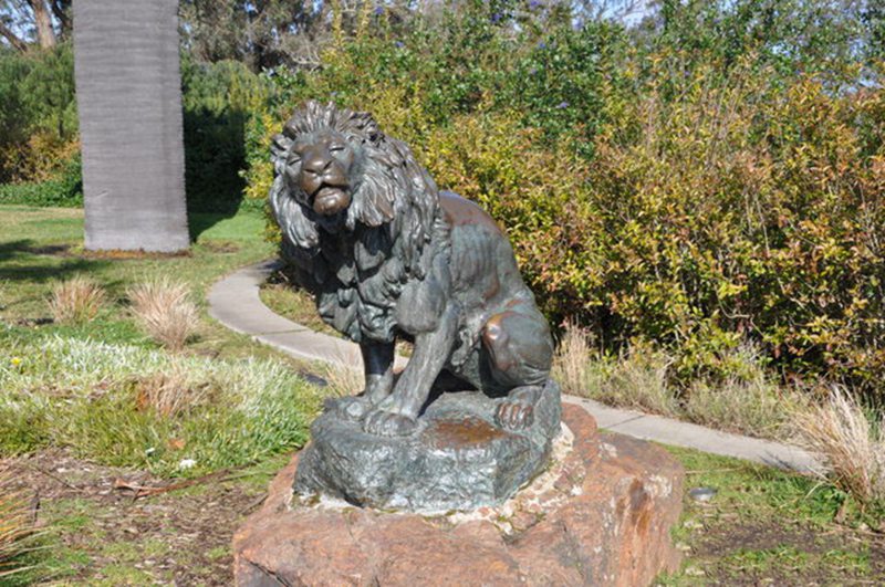 San Francisco's Golden Gate Park Lion Statue