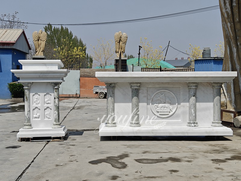 Simple Catholic Church Altar Table