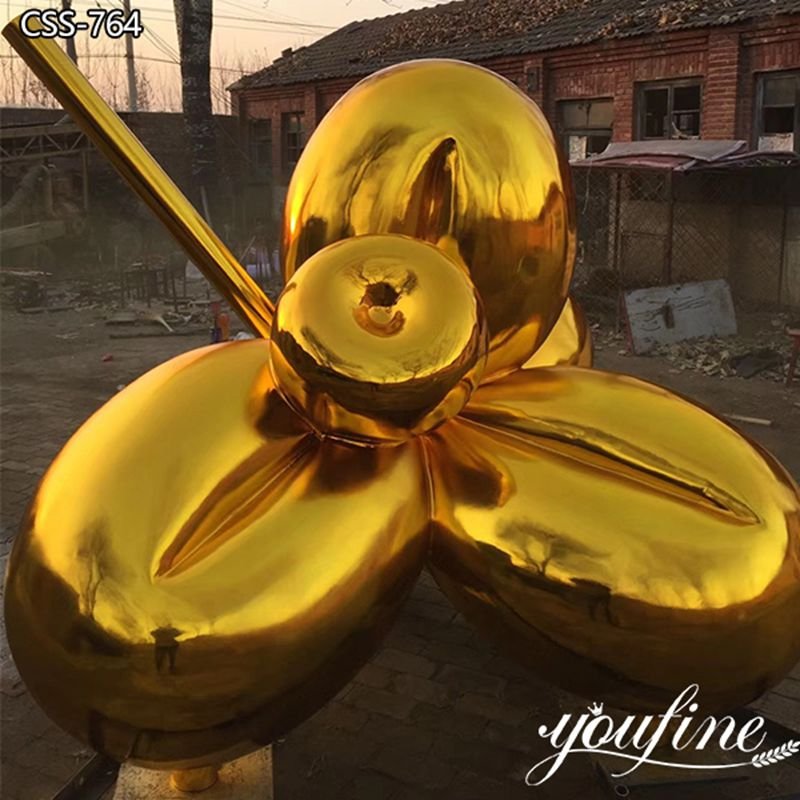 Spray Metal Balloon Flower Sculpture Factory Supply CSS-764