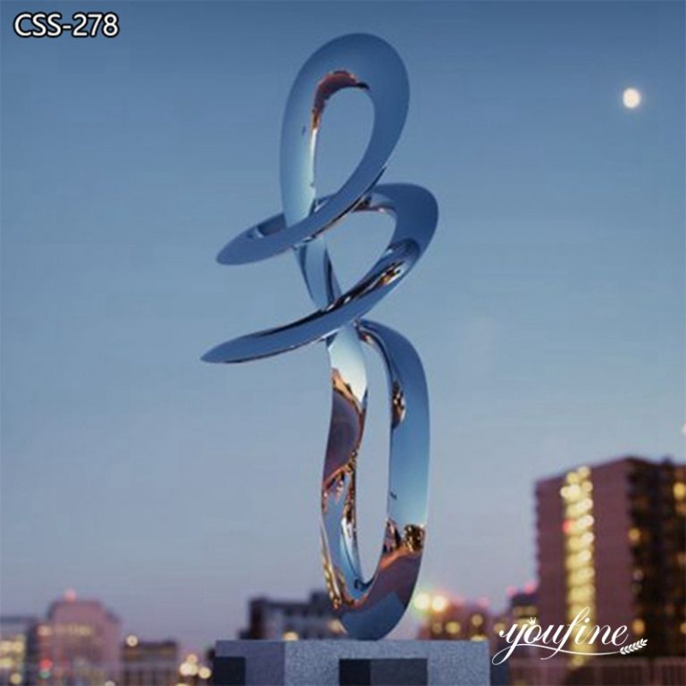 Stainless Steel Contemporary Abstract Sculpture for Sale CSS-278 (1)