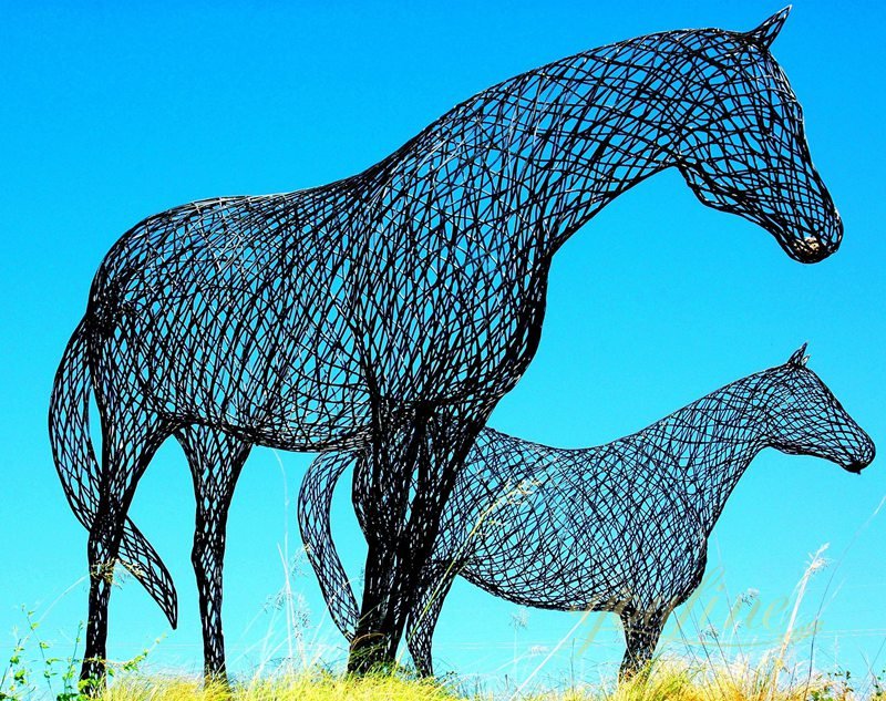 Stainless Steel Magic Wire animal Sculpture for Sale