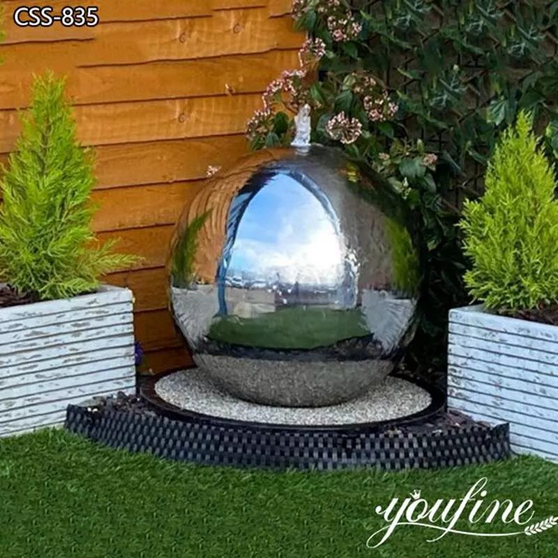 Stainless Steel Sphere Water Fountain