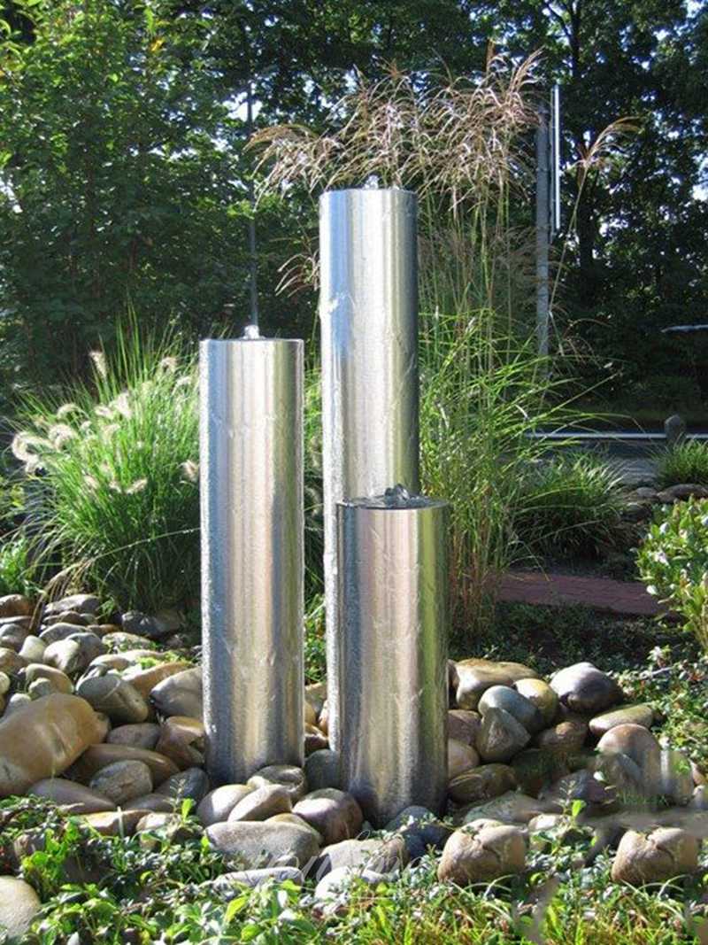 Stainless steel fountain