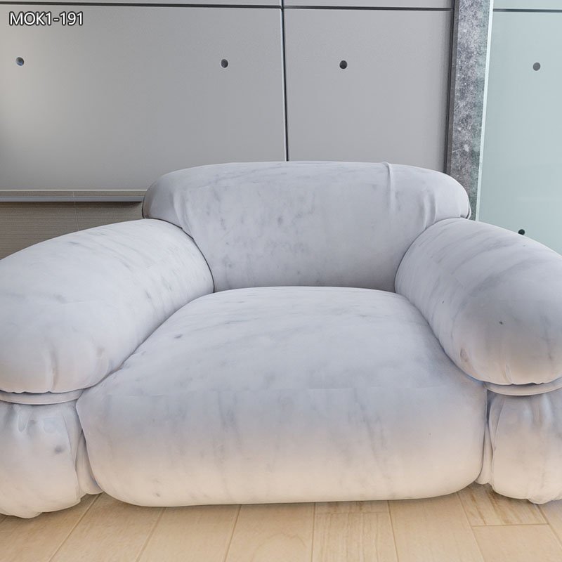 Stunning Marble Sofa Sculpture