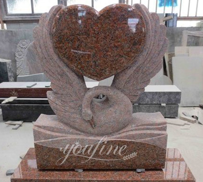 Swan headstone - YouFine Sculpture (1)