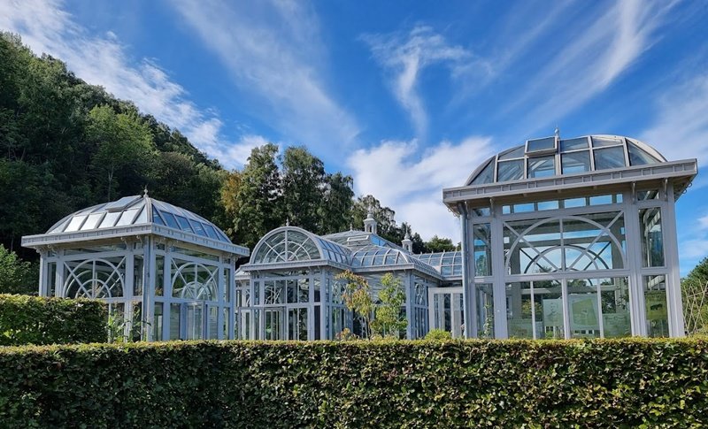 Swedish manor wrought iron gazebo
