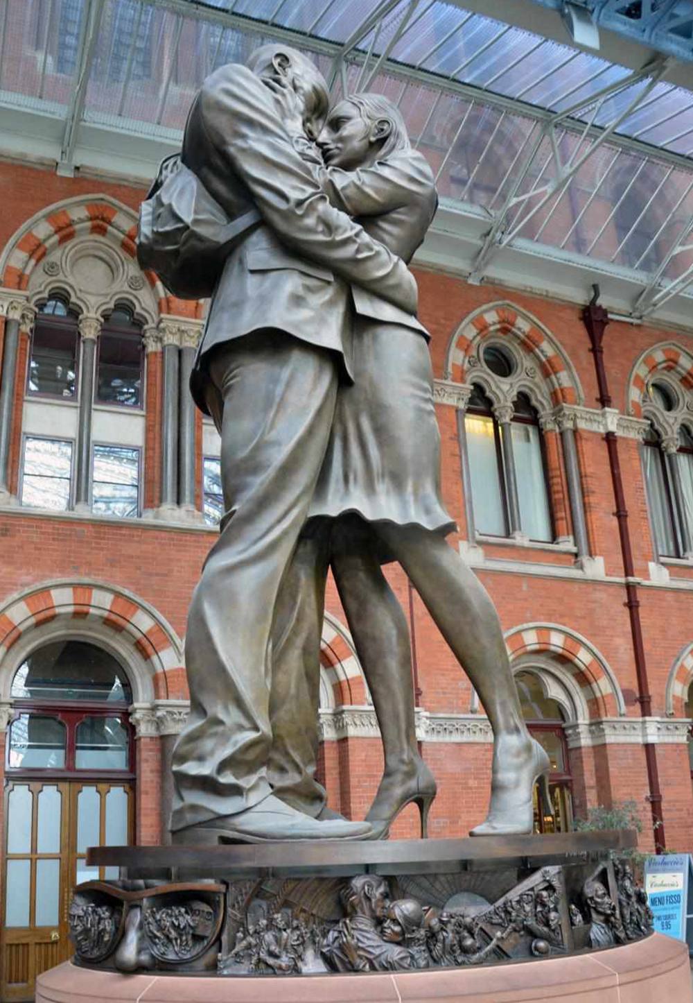The Meeting Place Sculpture by Paul Day