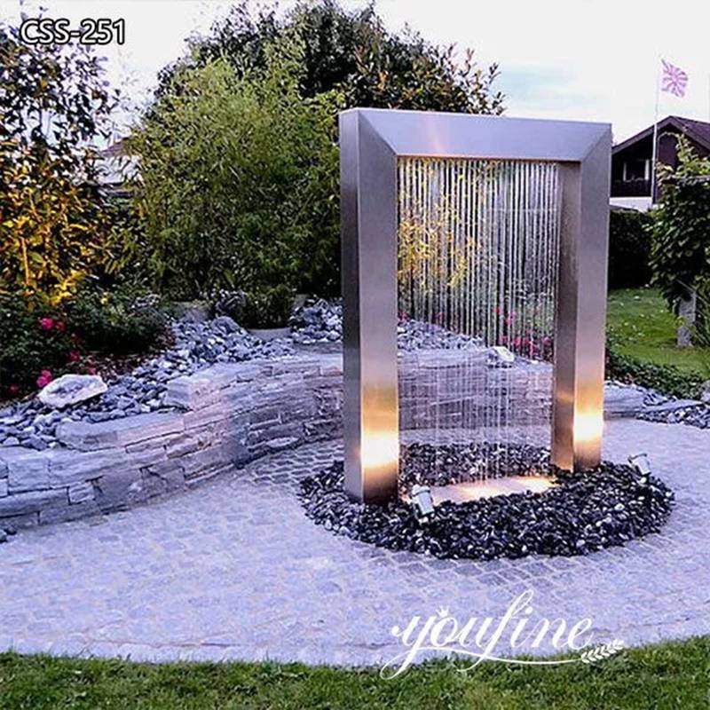 The Modern Metal Water Fountains Outdoor