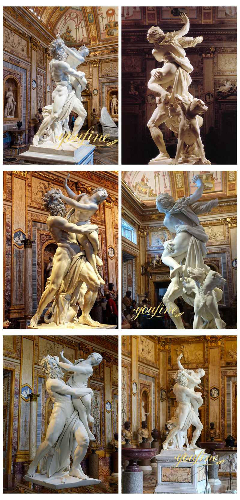The Rape of Proserpina Sculptures