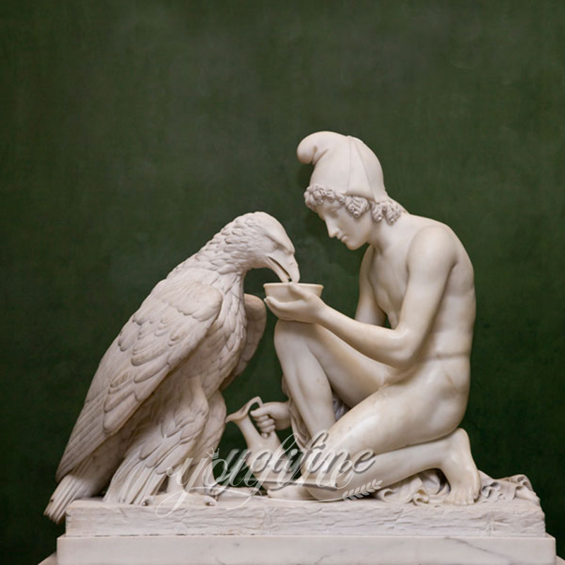  » Thorvaldsen Eagle Zeus and Ganymede Statue for Sale MOKK-287 Featured Image