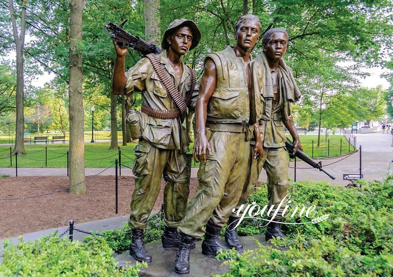Three Serviceman Vietnam Memorial Statue