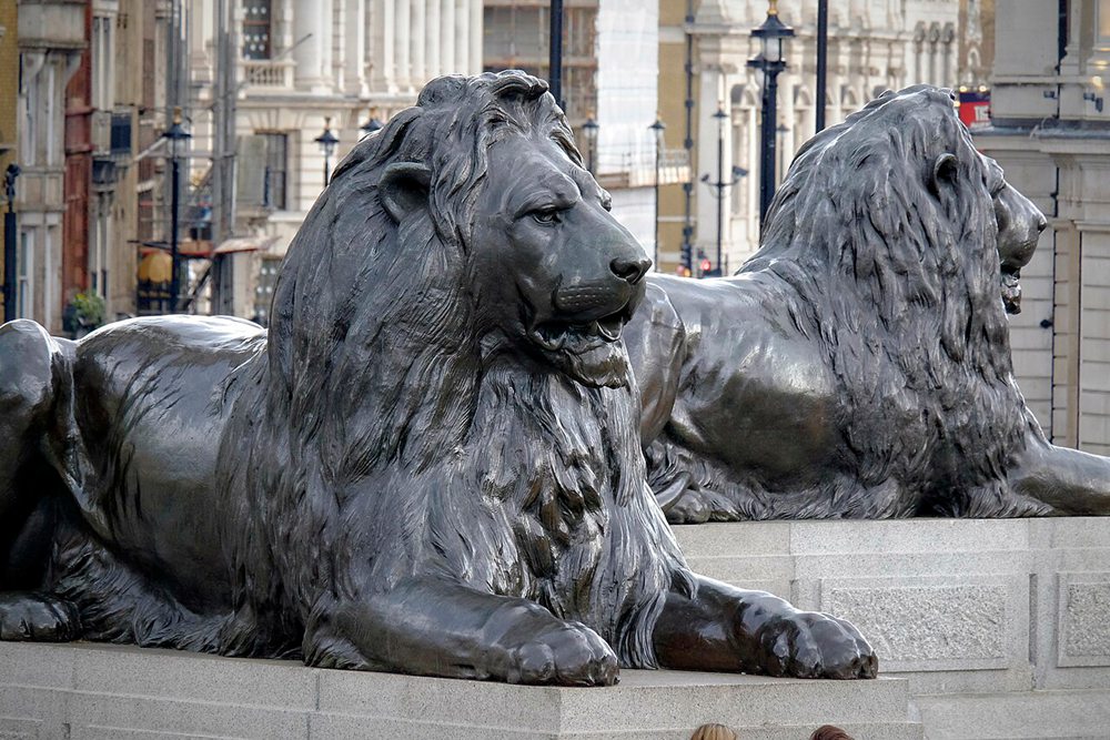 Trafalgar Square Lions (London, England)