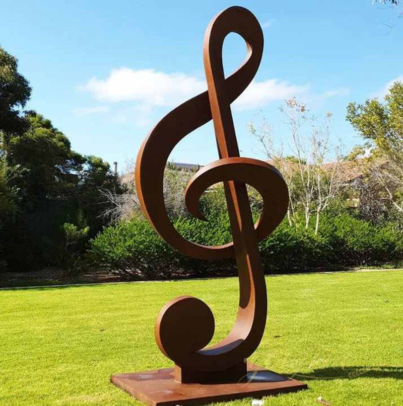 Treble Clef Sculpture for Outdoor