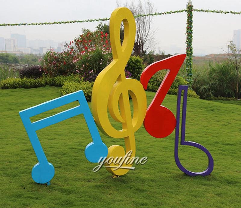 Treble Clef Sculpture for Outdoor