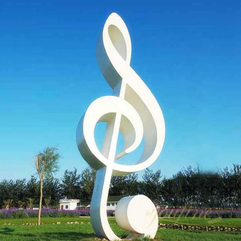 Treble Clef Sculpture for Outdoor