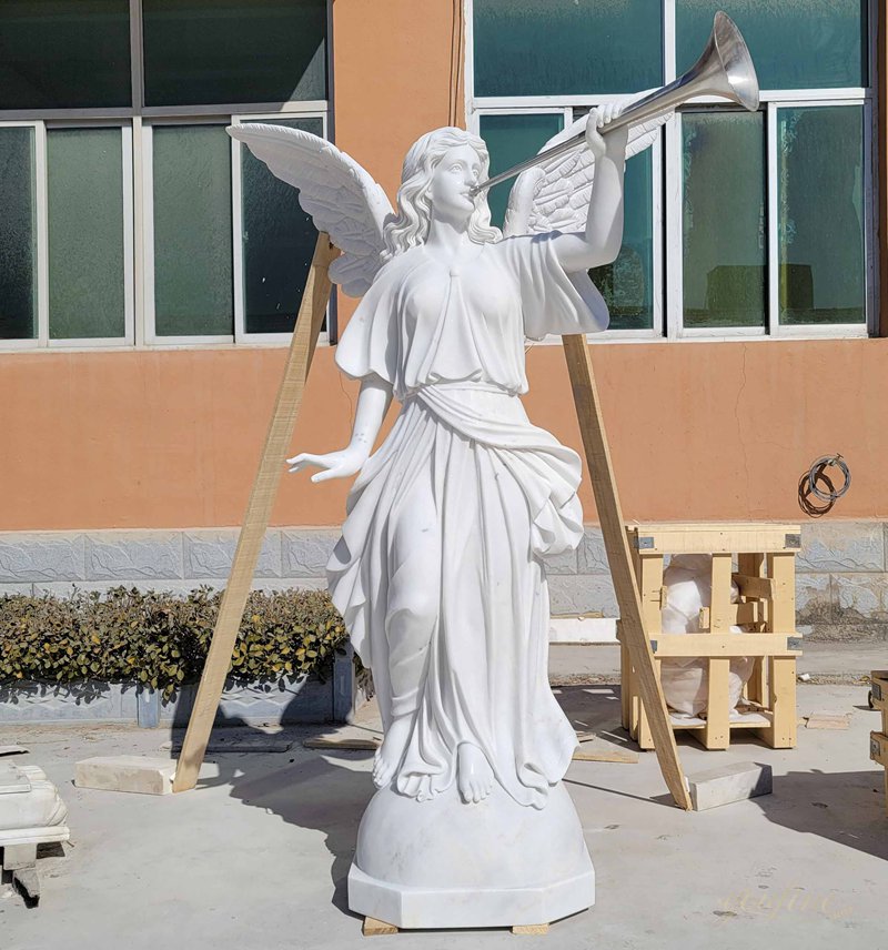 Trumpeting Angel Statue