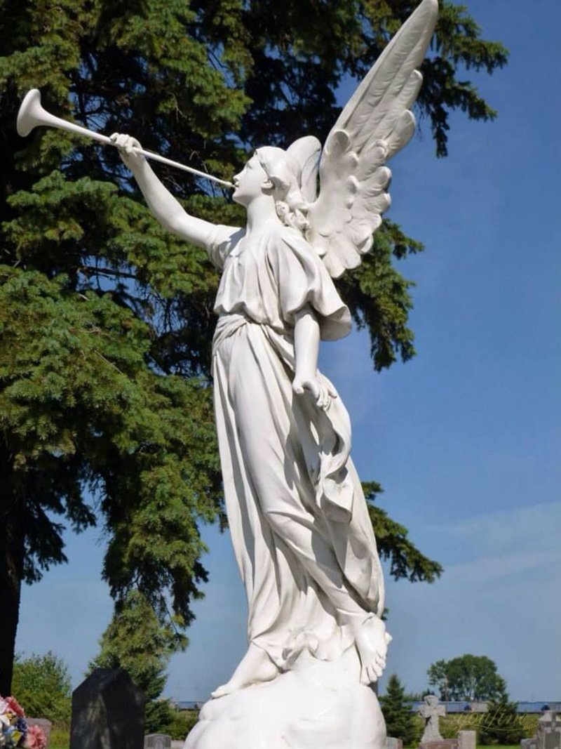 Trumpeting Angel Statue