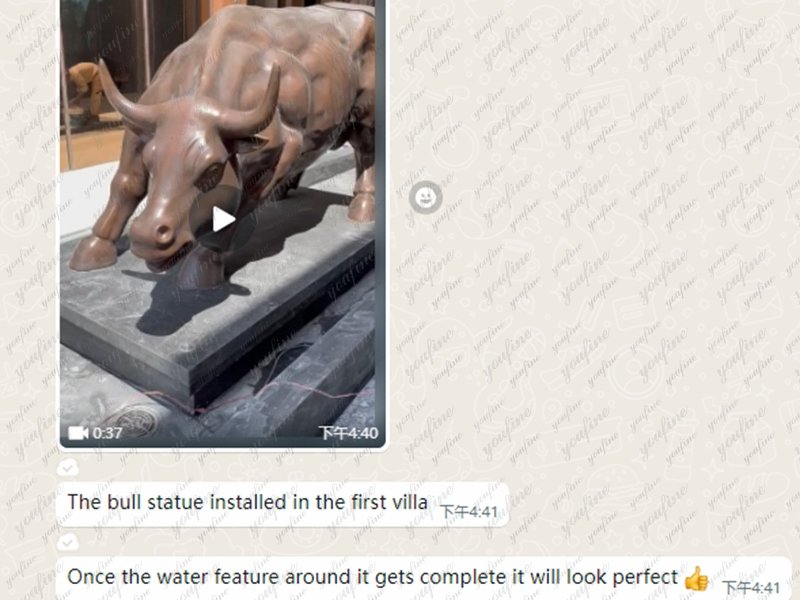 UAE Charging Bull Sculpture Feedback