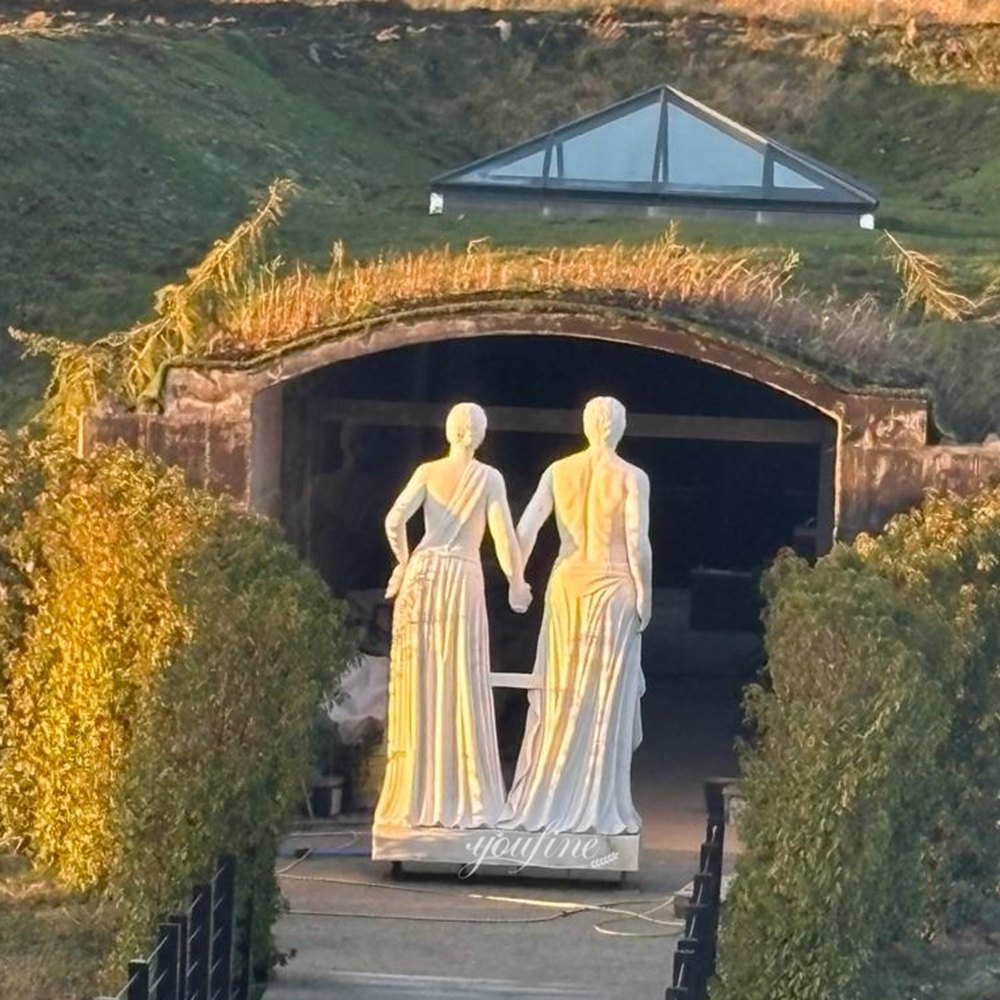 UK custom marble double figure sculpture feedback