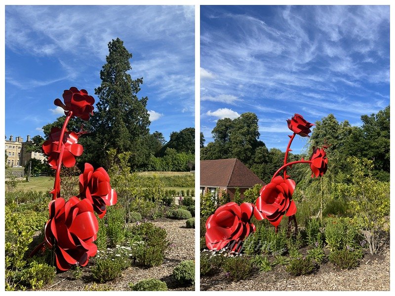UK stainless steel rose sculpture feedback