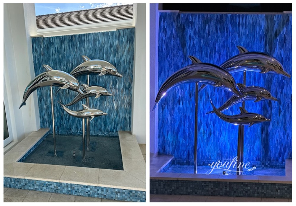 USA Indoor Pool Dolphin Sculptures Feedback