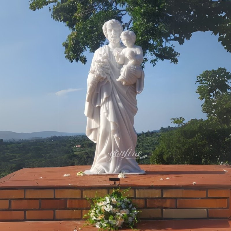 Uganda marble St. Joseph and Baby Jesus feedback
