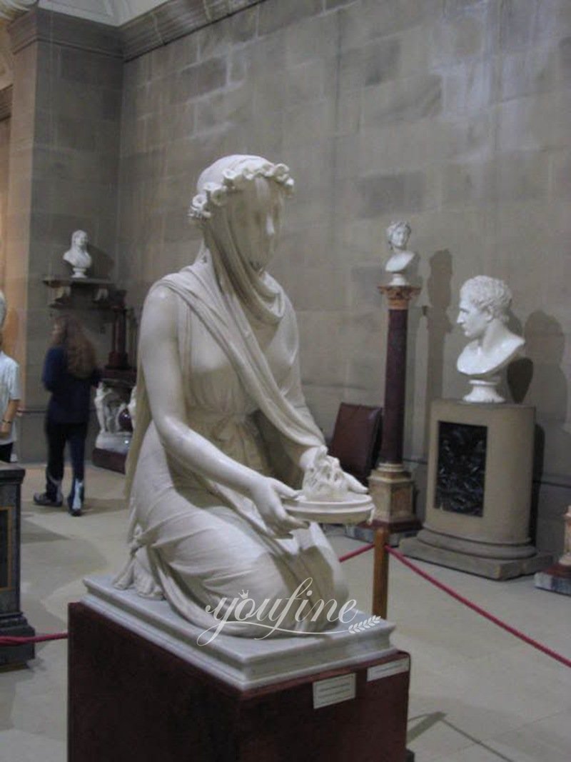 Veiled Vestal Virgin Statue Introduction